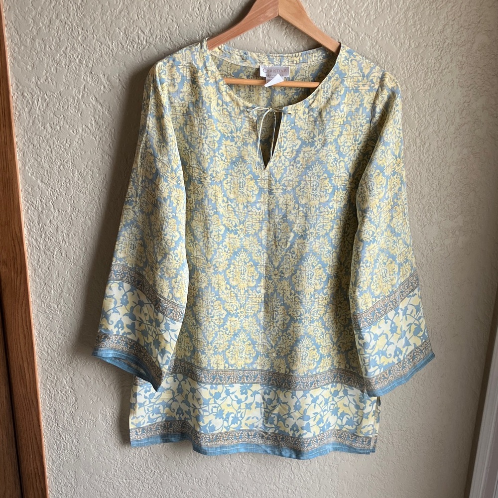 💯% Silk Christine of Vancouver tunic